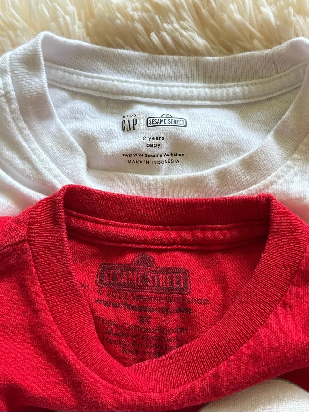 GAP and Sesame Street Graphic Tees size 2T